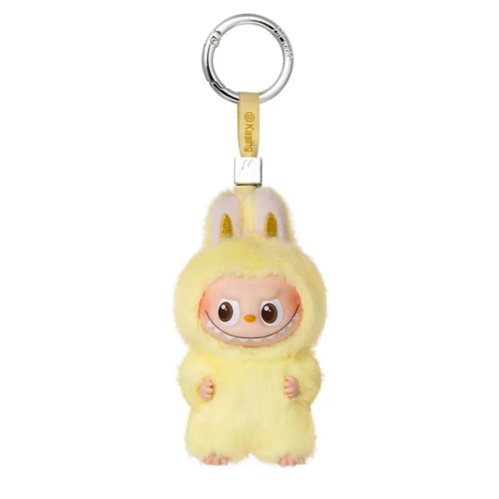 THE MONSTERS mini Labubu Pin for Love Series Vinyl Plush Pendant letter F